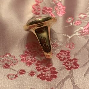 Calvin Klein Continuity Ring Gold size 5.5